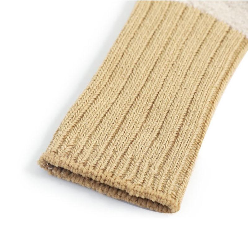 Wiosna Nowe Dzieci Niemowlę Chłopcy i Dziewczynki Skarpetki Niemowlęce Średniej Długości Patchworkowe Antypoślizgowe Skarpetki Noworodek Dziecko Frotte Skarpetki