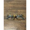 Used Emporio Armani glasses case with glasses wipe
