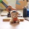 Small Plush Bear Keychain Pendant With Short Bags Ornament Casual Gifts Doll