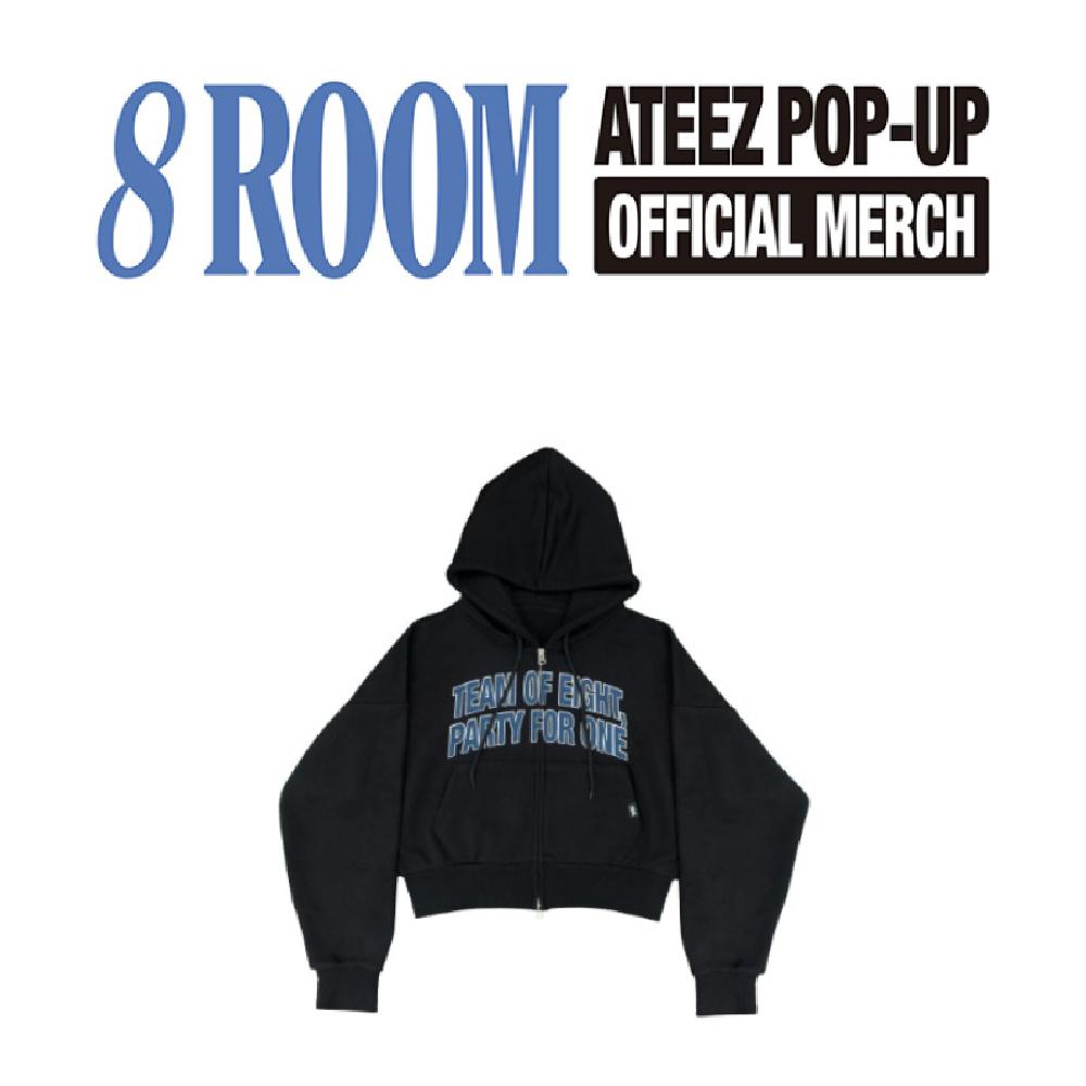 Pre-order ATEEZ 7th Anniversary POP-UP 8ROOM Crop Zip-up Hoodie