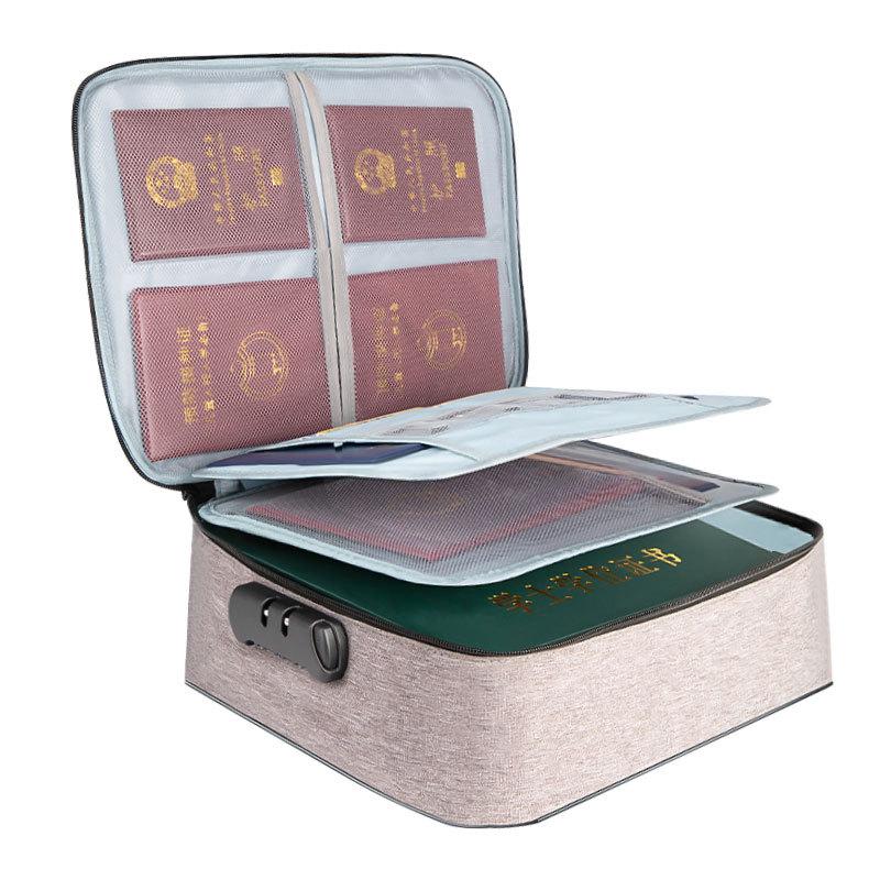 Mehrschichtige Aufbewahrungstasche für Karten, Ausweise und Dokumente