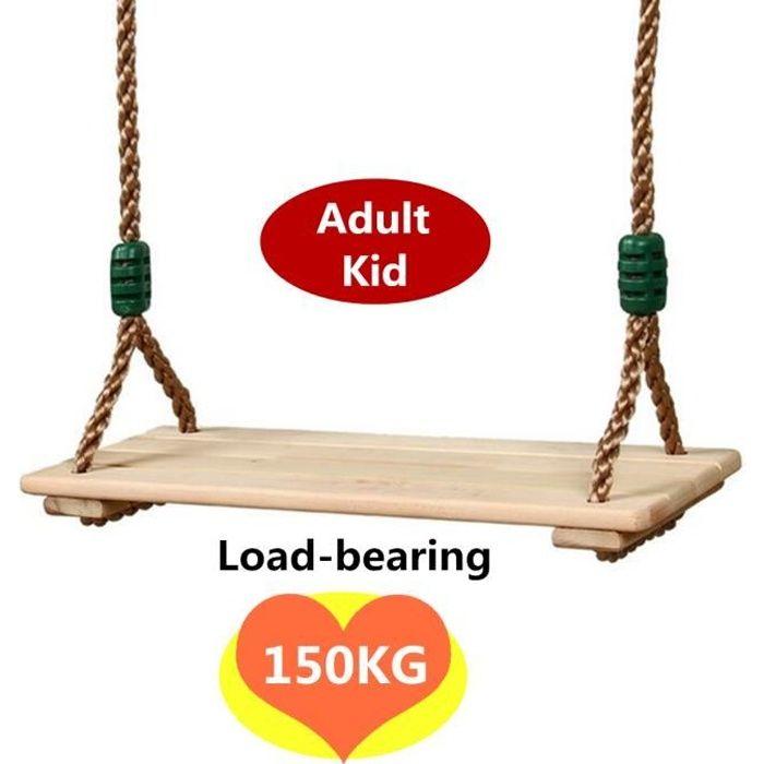 Balançoire en Bois - TEMPSA - Idyllique - 150 kg - 40x16.2 cm - Intérieur/Extérieur