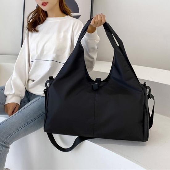 Women Gym Bag Yoga Gym Tote with Wet Pocket And Shoe Compartment Weekender Overnight Duffle for Travel Workout Dance Swimming