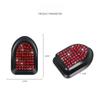 Rhinestone Crystal Hooks Portable Car Hanging Bag Holder Home Ornaments Decor Creative Mini Bling Hook Auto Interior Accessories