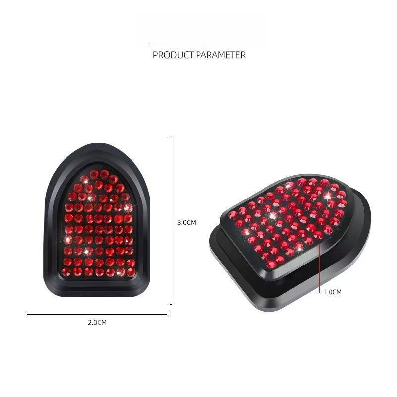 Rhinestone Crystal Hooks Portable Car Hanging Bag Holder Home Ornaments Decor Creative Mini Bling Hook Auto Interior Accessories
