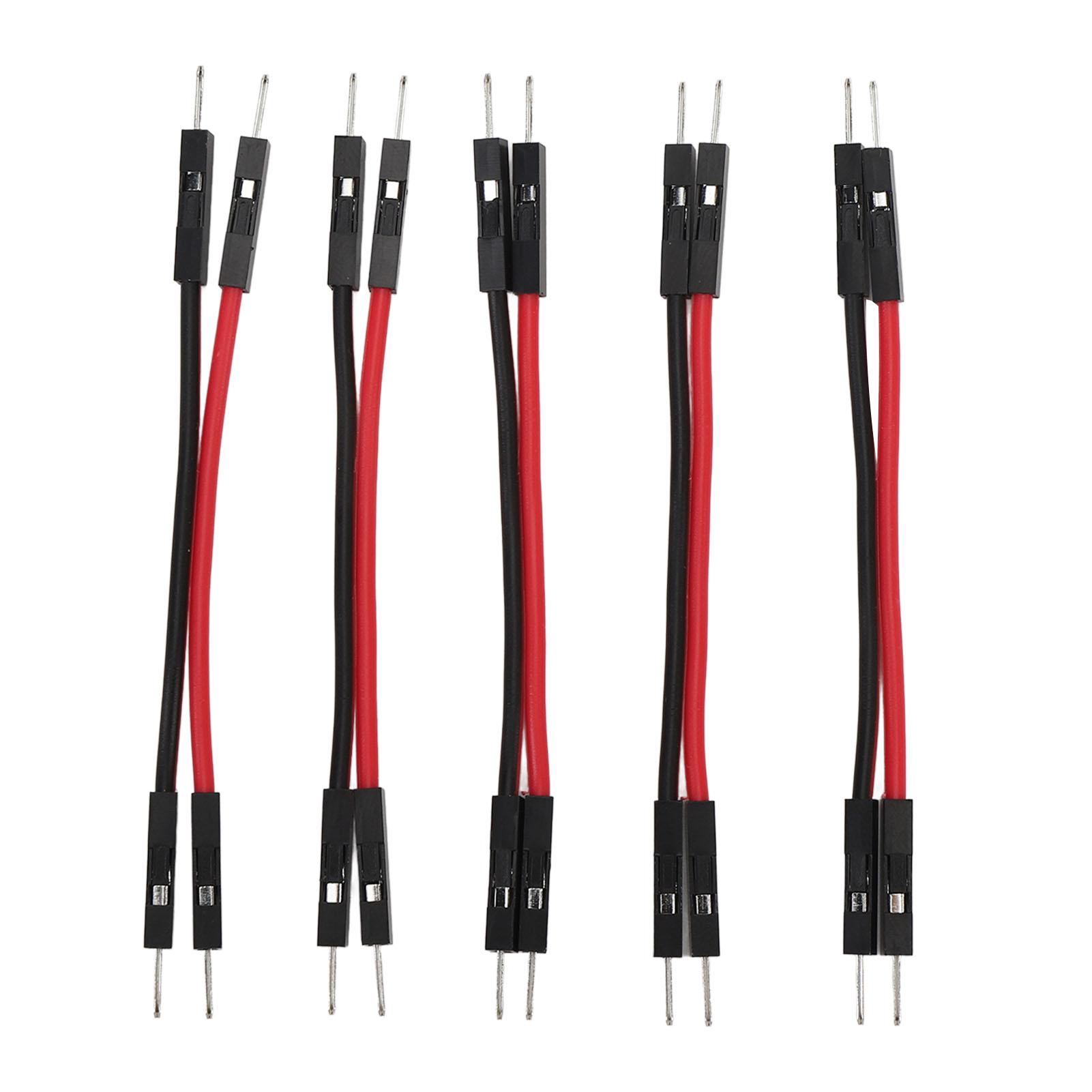 

5PCS RC Motor Cable 2.54mm 2 Pin Dual Male Connector 030 050 180 Brushed Motor ESC Connection Cord