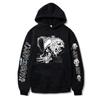 One Piece Luffy Five-Speed Print Long Sleeve Hoodie