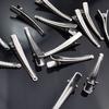 Women With Teeth Single Prong Silver Styling Tools Hair Clips Hairdressing Alligator Hairpin