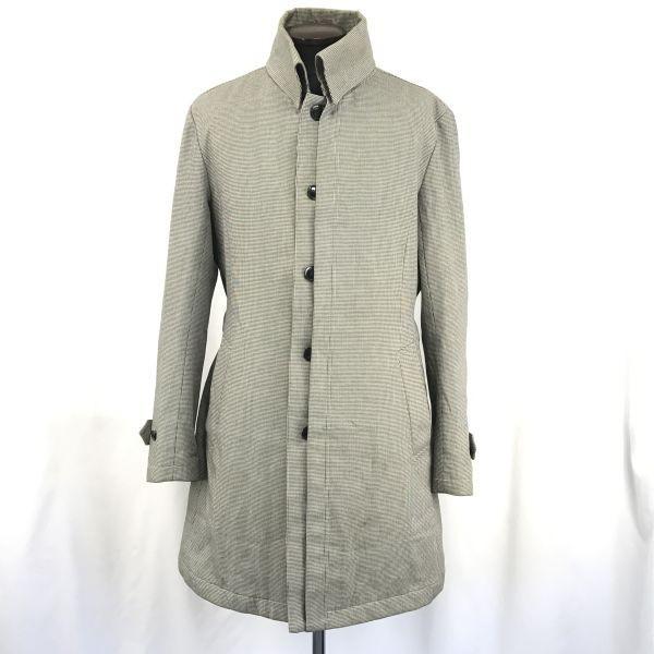 

SUIT SELECT Lined Balmacaan Coat Gray Check Men’s LL(USED)