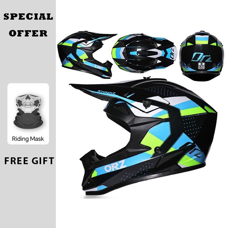 Motorcycle Downhill Helmet Motorbike Classic Bicycle MTB Racing Helmet Motocross Full Face Off-road Mountain Dirt Bike Helmet