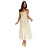 Women's V-Neck Striped Summer Suspender Dress (2025)