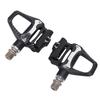 Road Bike Pedals Nylon Fiber Body CR MO Steel Axle Self Locking Clipless Pedals with Cleats for Bicycle Cycling