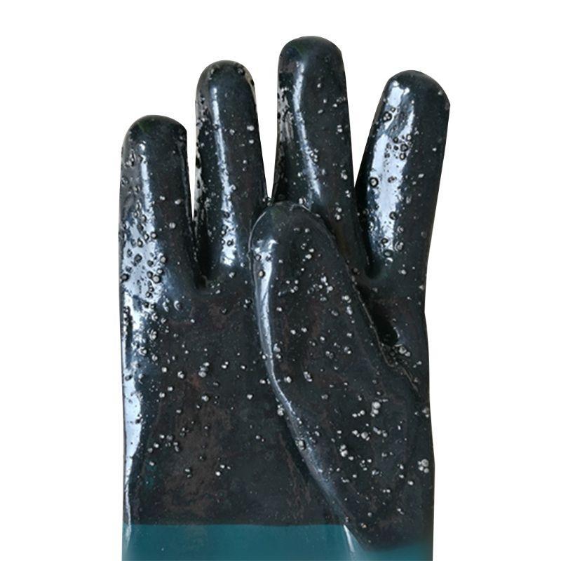 Rubber Sand Sandblasting Gloves For Sandblast Cabinets Safety