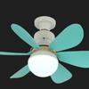 30W/40W Household LED Remote Control Multifunctional Fan Light Three Color Dimming Children's Bedroom Fan Lamp