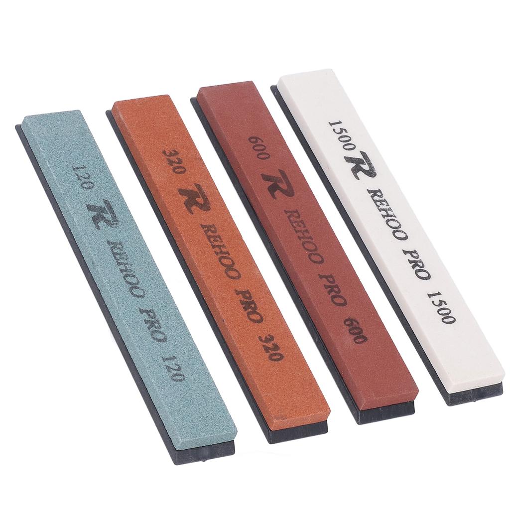 4 SZT Kamień do ostrzenia noży Osełka o stałym kącie Zestaw ostrzałek do noży Gradacja 120 320 600 1500 Woda