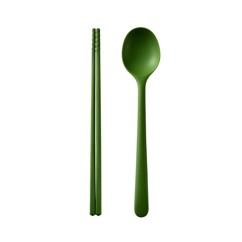 Food-Grade Silicone Spoon & Chopstick Set: Non-Slip, Anti-Mold, Heat Resistant, Perfect for Hot Pots & Soups.
