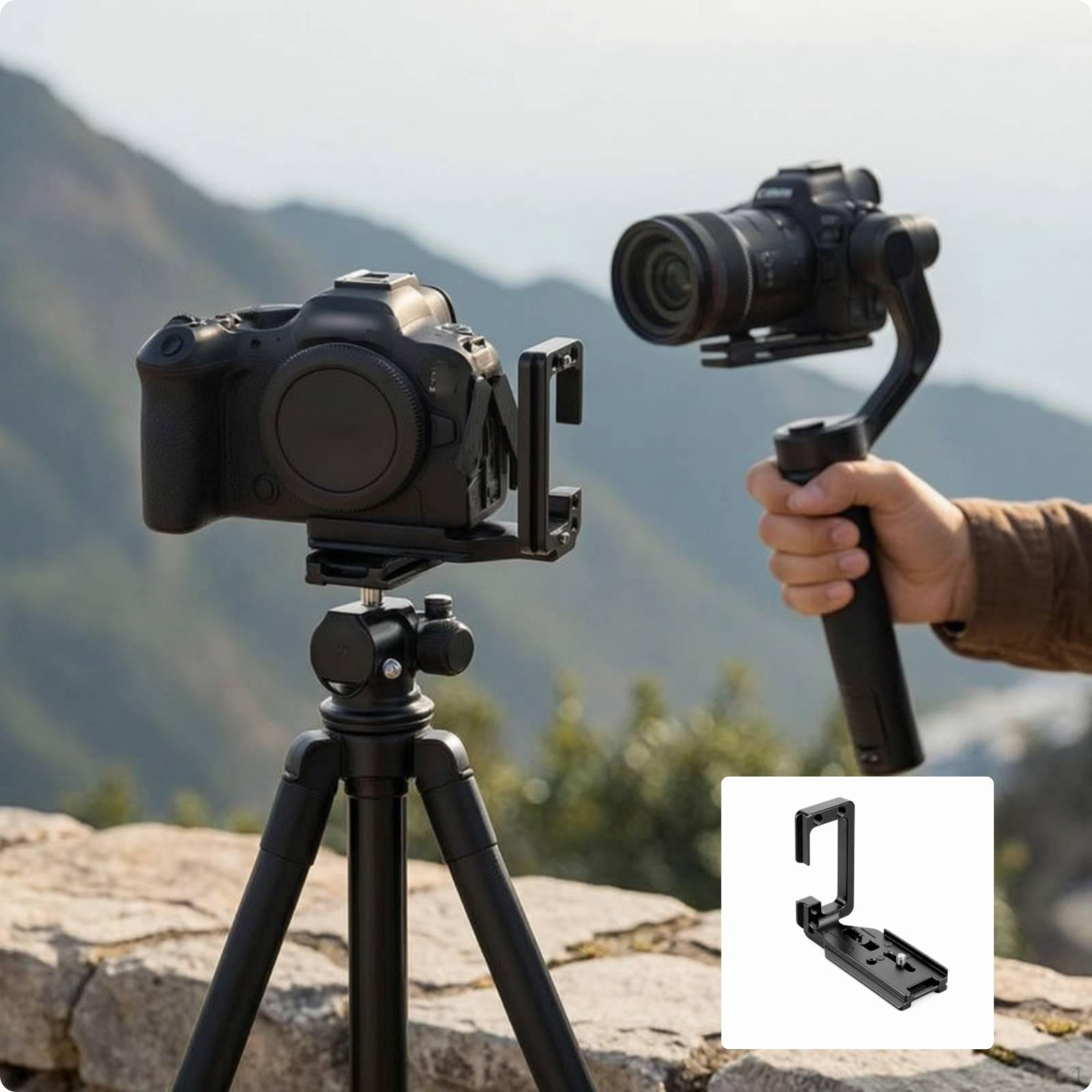 Camera L Bracket Metal Quick Release Plate High