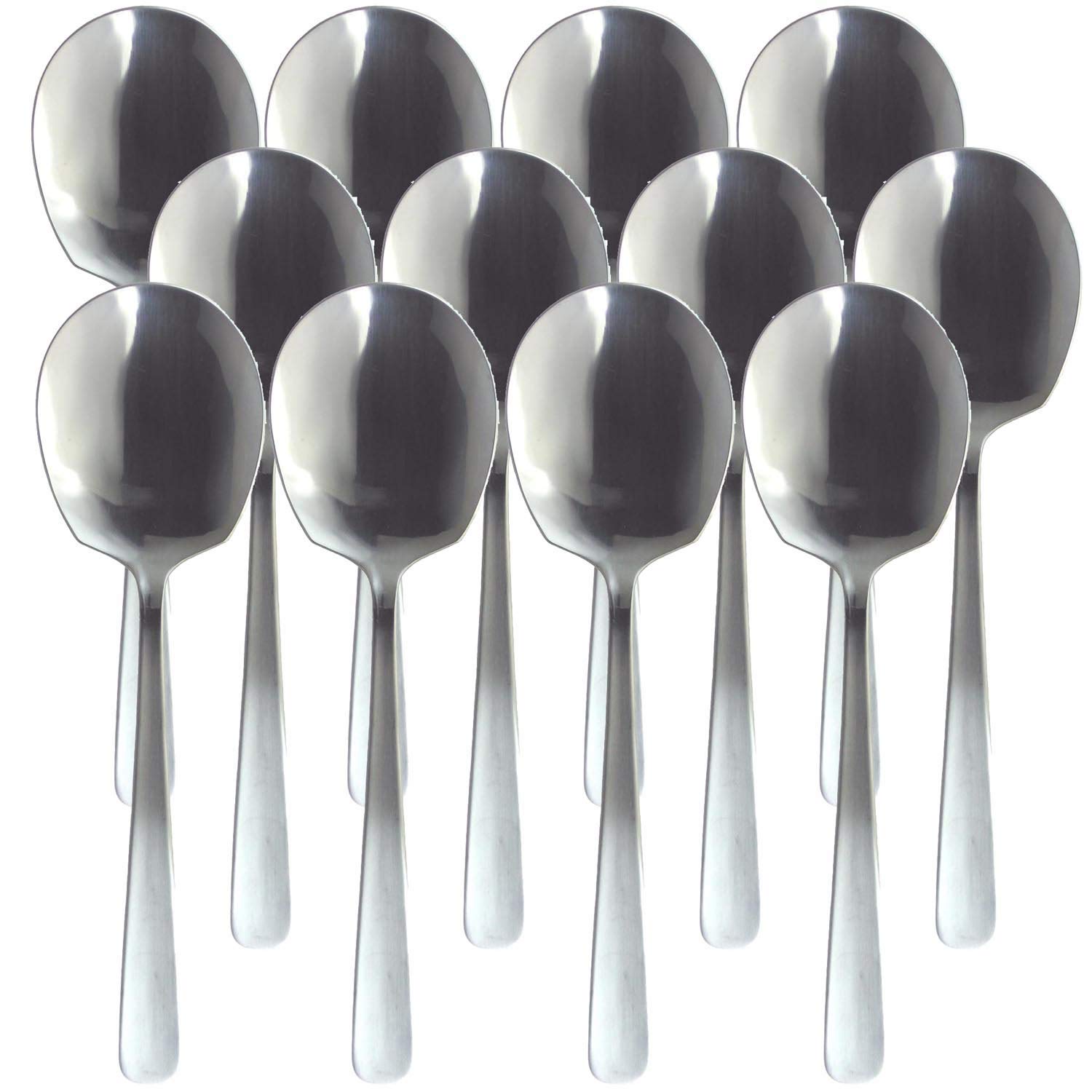 Nagao Lilac Serving Set of Commercial Made in Japan Spoons, 12, 20.5cm, Use,