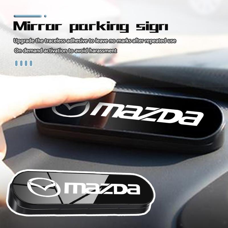 Fashion Car Temporary Parking Phone Number Plate Park Tool Accessories For Mazda 2 3 5 6 Axela Atenza Allegro CX3 CX5 CX7 CX9 W4