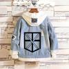 Attack On Titan: Eren, Mikasa, Levi Survey Corps Casual Denim Jacket (Unisex)