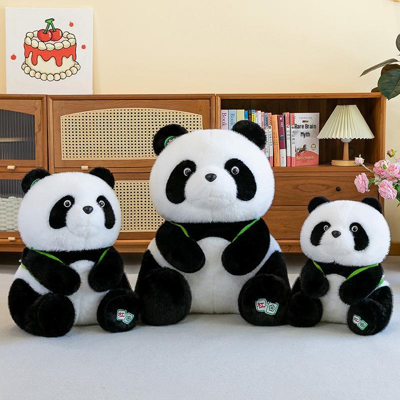 

Cute Panda Plush Mahjong Toy - National Treasure Creative Doll Pillow 45cm 0.9kg