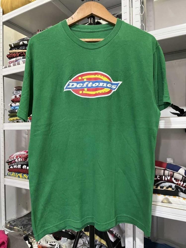 90s Deftones Adrenaline Tour 1996 Dickies Logo Graphic T shirt  NH25312 Unisex T-Shirt S