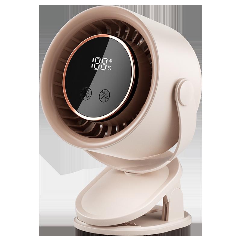 2026 Silent USB Rechargeable Clip-on Fan for Smart Home and Dorm Use