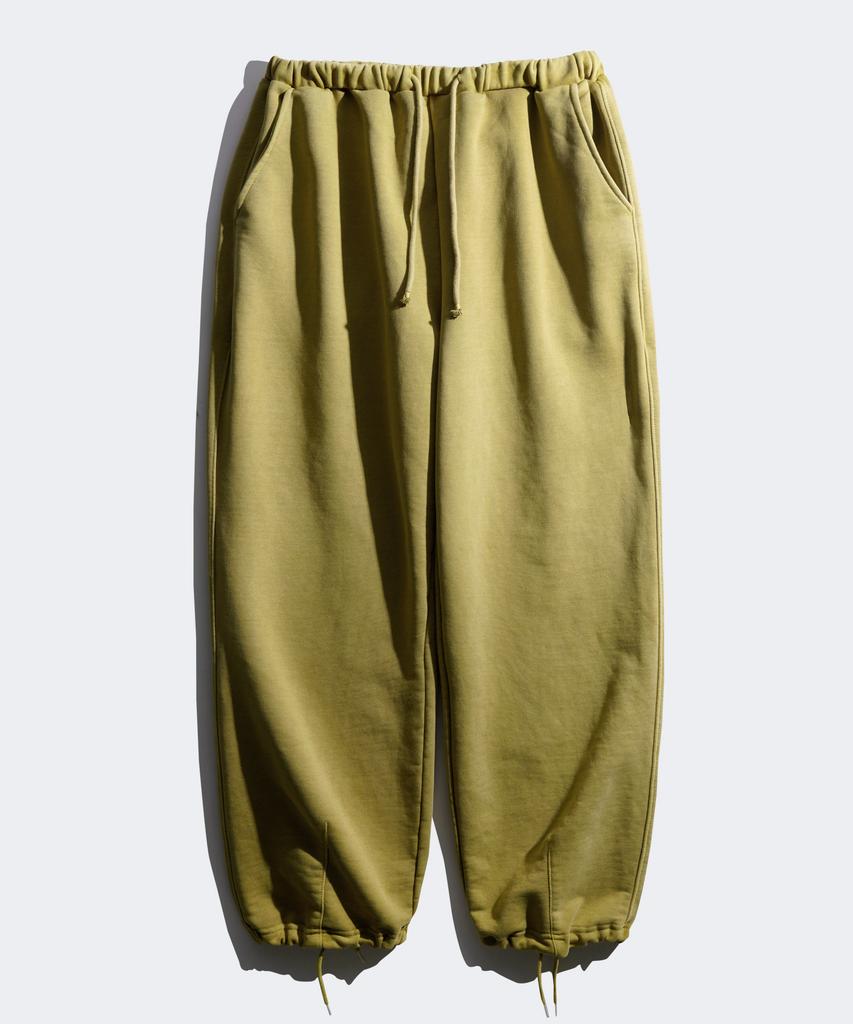 PERSTEP Grain Pigment Wide Pants Moss Yellow Smlp4584
