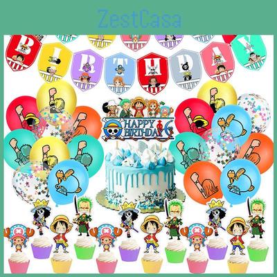 Feiern Sie mit einem aufregenden One Piece Themen-Geburtstagsparty-Zubehör-Dekorationsset