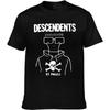 Mxuglal Men's T Shirt Descendents Punk Band Short Sleeve Casual Tees, Moisture Wicking Daily Pullover
