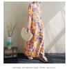 Women's Breathable Fabric Long Dress