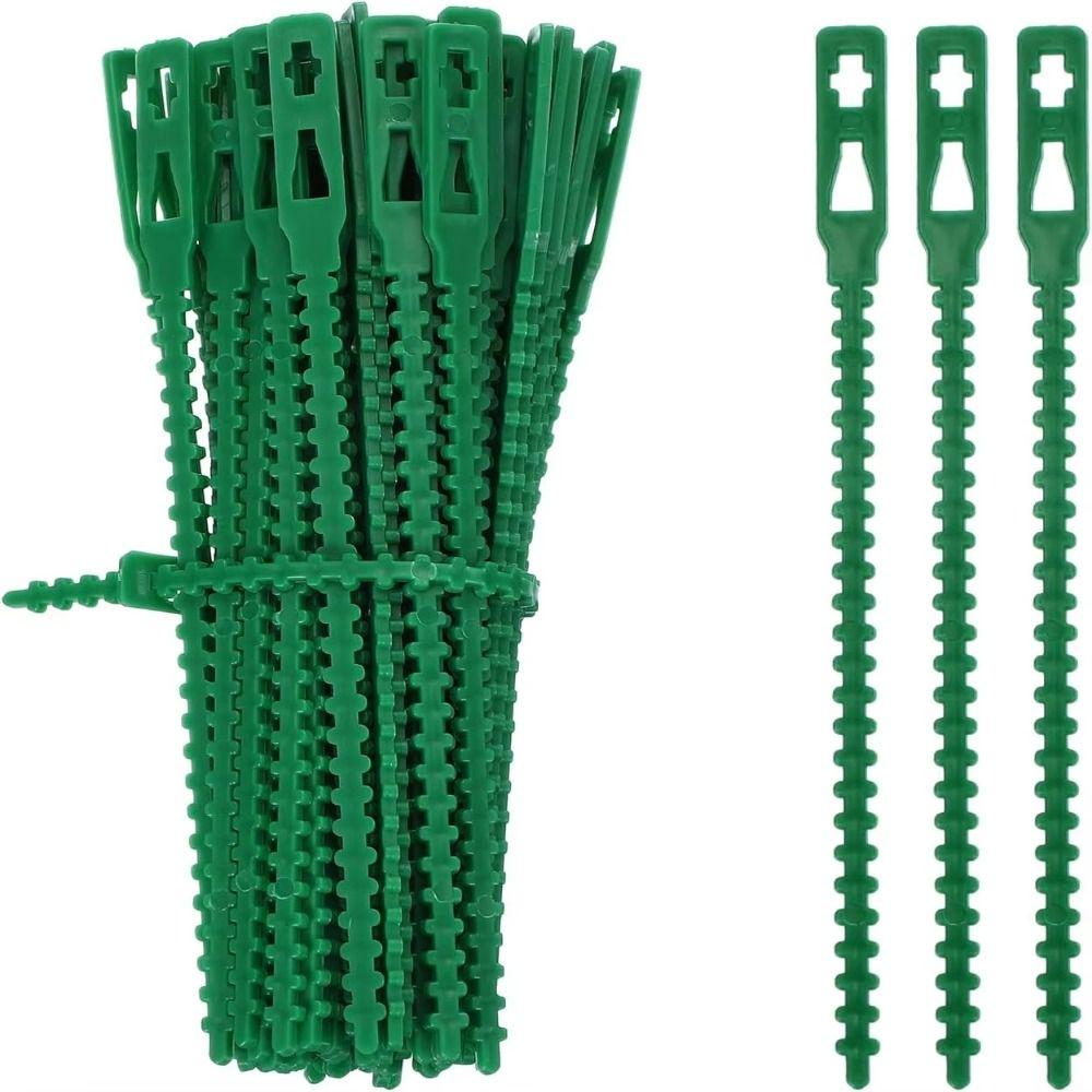 Flexible Plant Cable Ties Plastic Plant Support Clips Reusable Garden Ties  Outdoor Scenarios