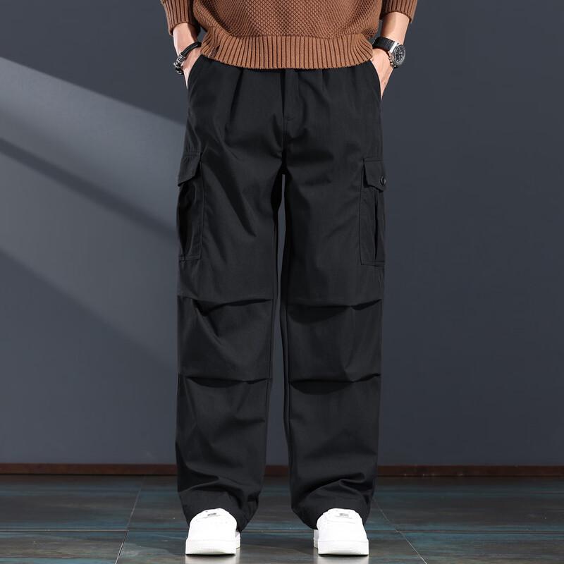 Men's Loose Straight Fit Workwear Cargo Pants