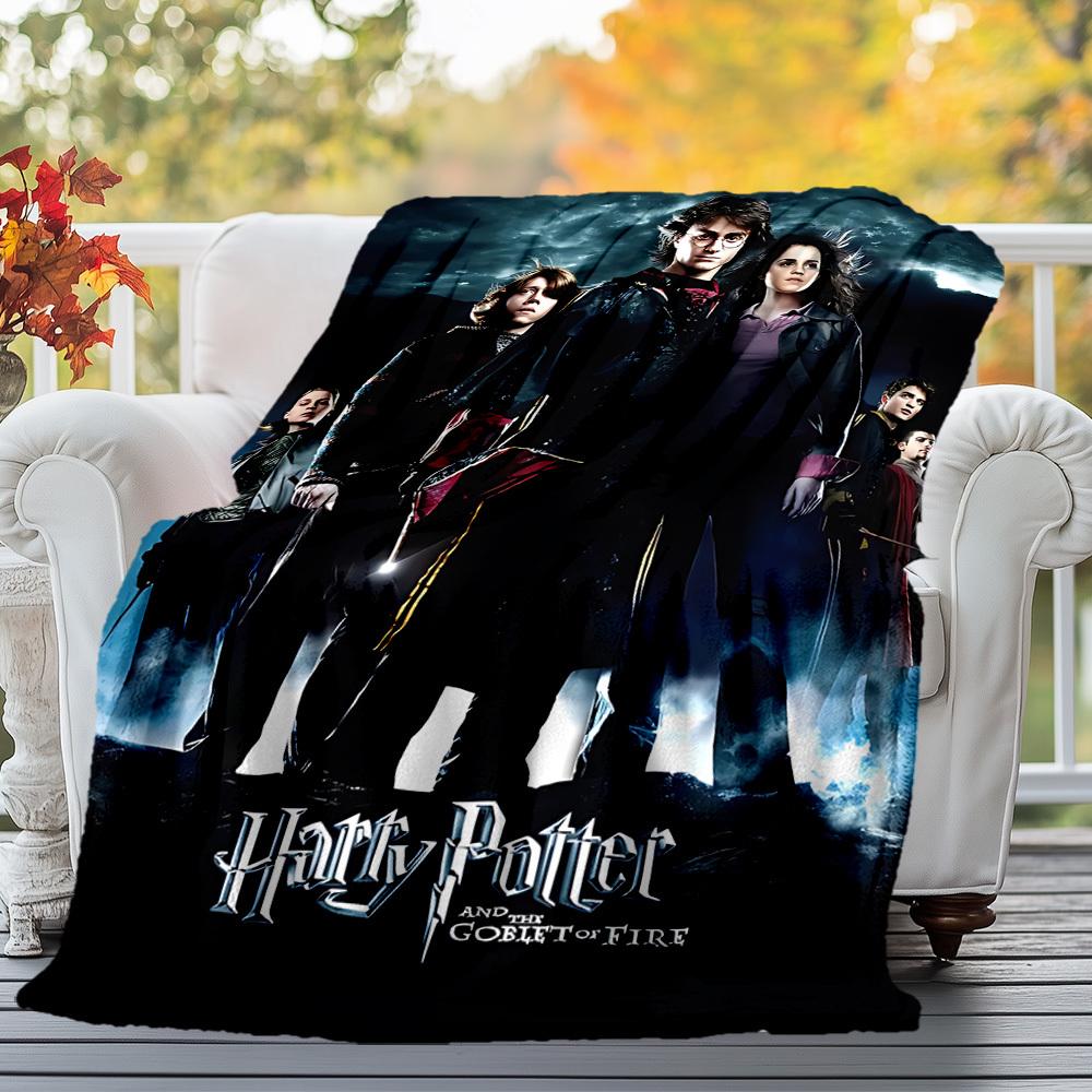 1ks Harry Potter Kalich Oheň Venkovní Flanelovádeka Na Všechny Roční Období Měkké Teplo,Domácí Dekorace 1031223