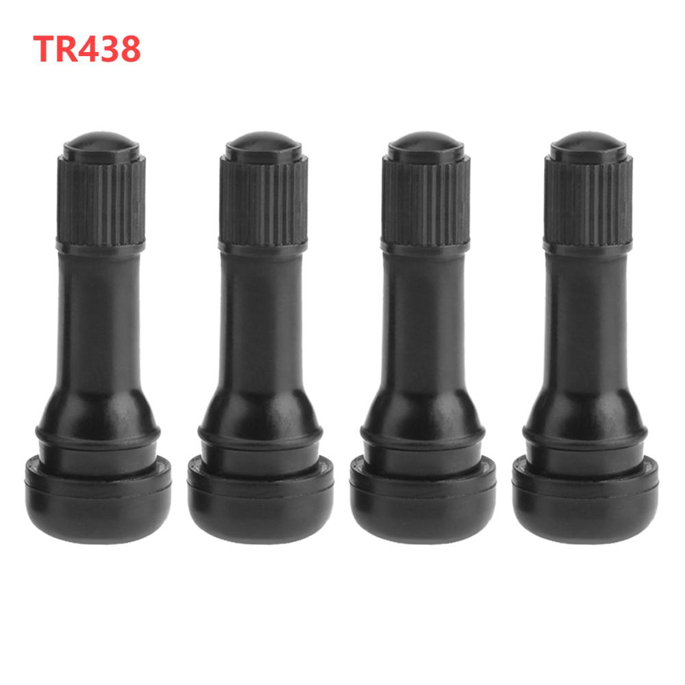 

4 шт. TR438 автомобильные бескамерные шинные клапаны с пылезащитным колпачком резиновые медные вакуумные воздушные клапаны для шин для автомобильных колес, аксессуары для клапанов шин