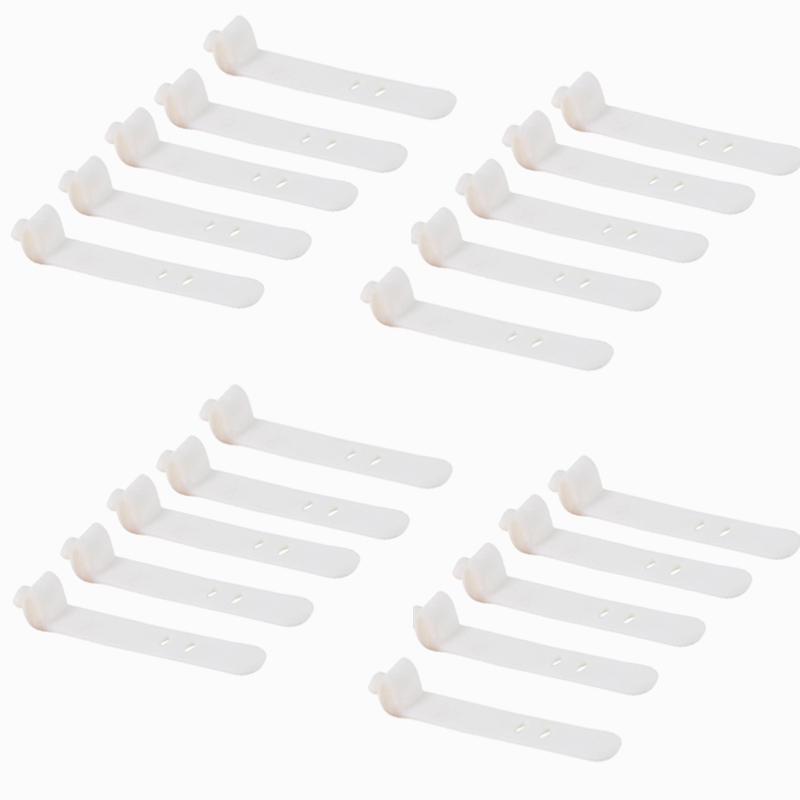 Best 20 Pcs Mobile Phone Cable Winder Earphone Clip Charger Cord Organizer Management Silicone Wire Cord Fixer Holder Cable Belt
