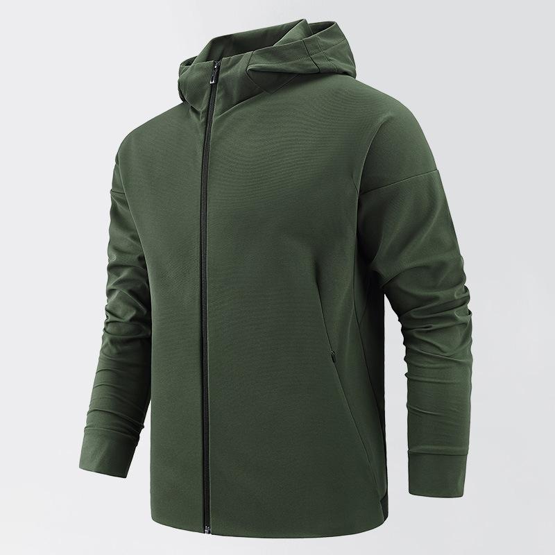 Men's Outdoor Sports Windbreaker Jacket with Lightweight and Windproof Body, Casual and Fashionable