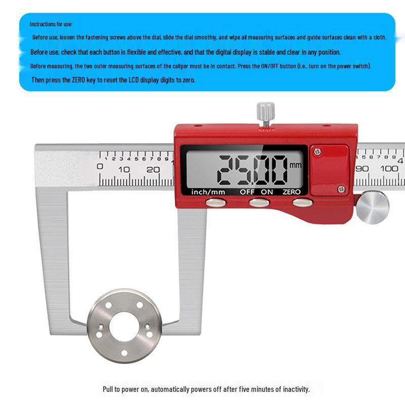 Stainless Steel Digital Caliper for Car Brake Pads Measurement