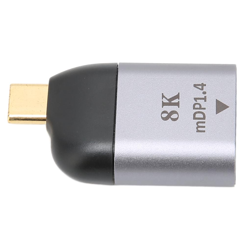 USB C to MiniDP Adapter 8K At 60Hz USB Type C to MiniDP Male to Female Converter Support for Windows for Android