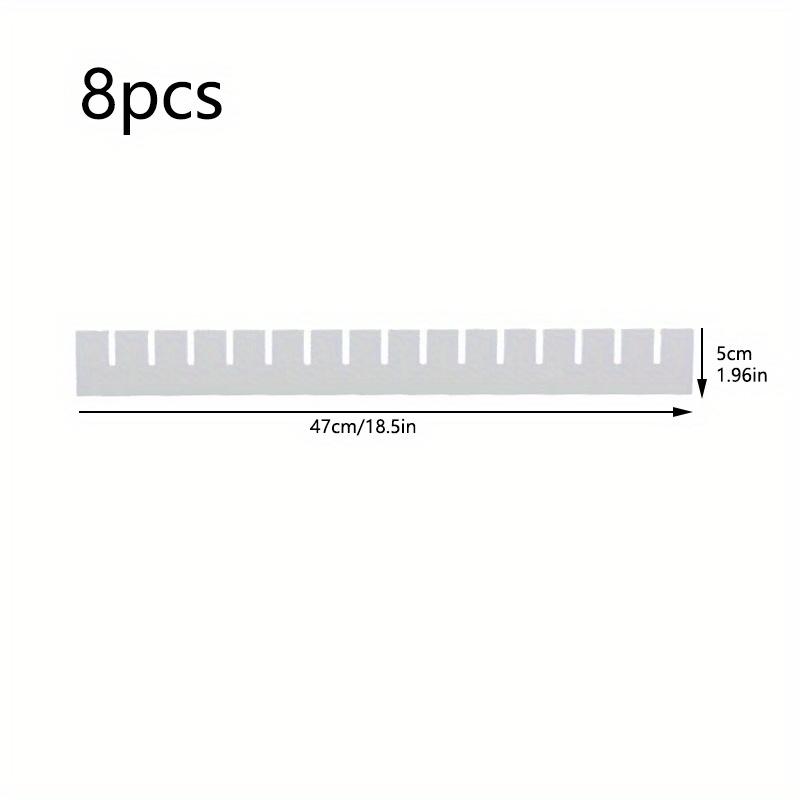 8/7/6 шт. хорошего качества, органайзер для ящиков, разделитель, регулируемый шкаф для хранения вещей, самодельный комбинированный разделитель для нижнего белья, носков и всяких вещей. 47*5cm(8pcs)