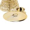 Christmas Tree Candlestick Holder with Star Metal Golden Christmas Tree Candle Stand for Festival Table Decoration