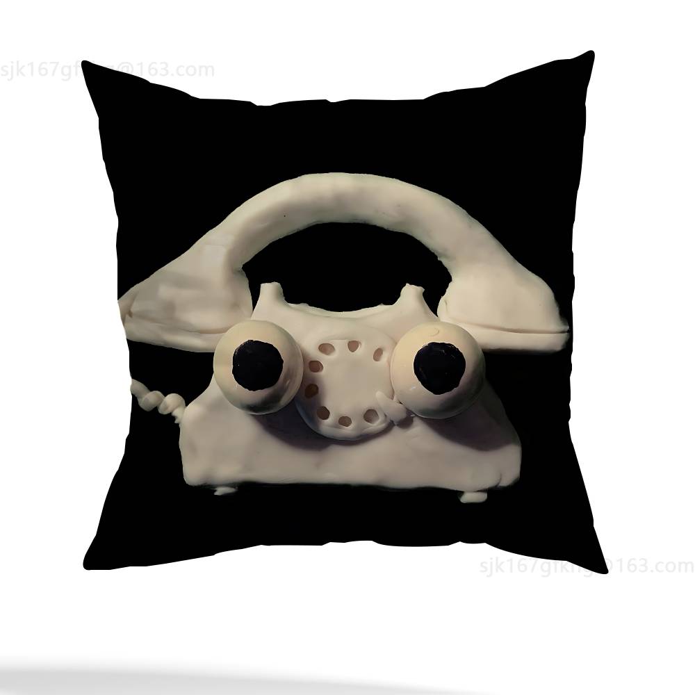 

Jack Stauber Album Pillow Case Anti-dustmite Pillowcase Invisible zipper silky short plush Sofa cushion cover 12x12Inch