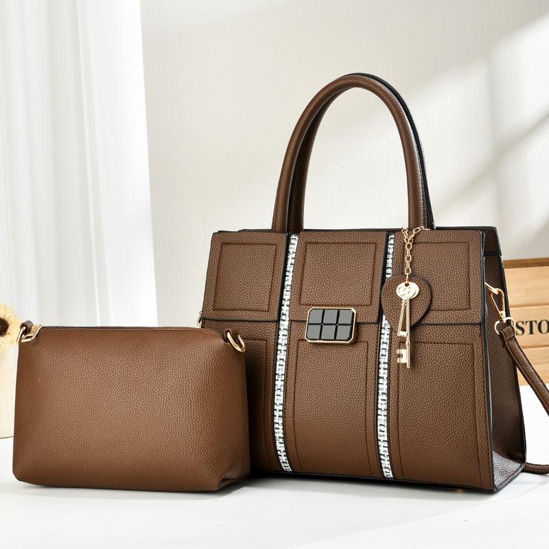 Two-piece set, mother and child bag, new handbag, casual shoulder bag, fashion messenger bag.