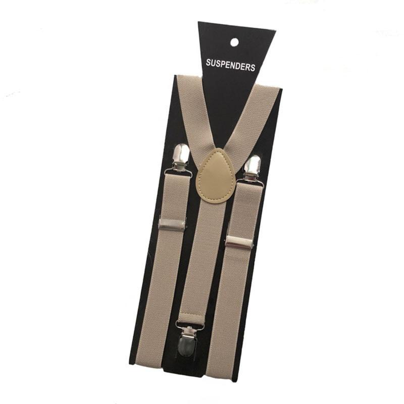 Practical 35/25/20mm Wide Men Suspenders High Elastic Adjustable 4 Strong Clips Suspender Heavy Duty X Back Trousers Braces