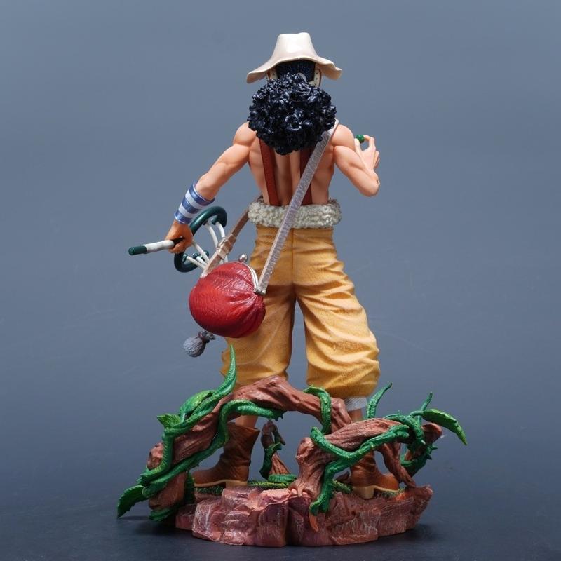 25cm/9,84in Anime One Piece Figúrka Usopp Akčné figúrky PVC Soška Stolová ozdoba Zberateľský model Hračky Darčeky
