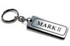 Mark II Double Ring Acrylic Original Keychain 61 81 51 90 JZX110 Wagon Van Model Parts A-436-2 Silver/Black Early/Late
