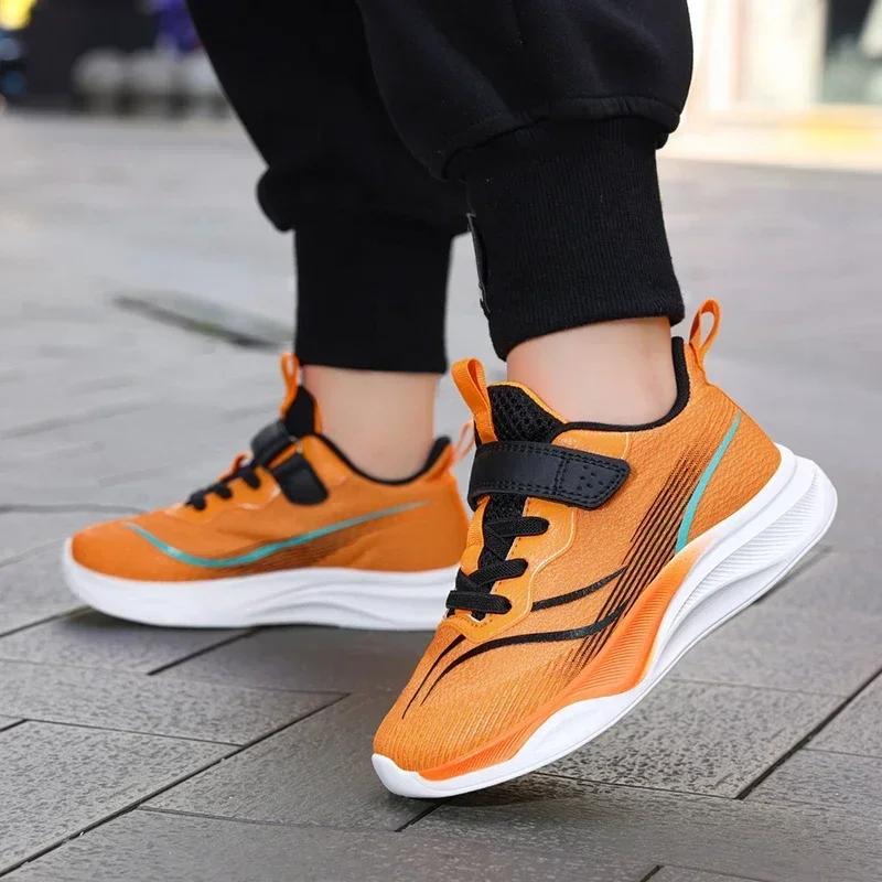 Non-slip Surface Pupil Cuhk Boy Boy Fashion Shoe Children's Shoes Boy Sneakers Shoes Breathable Outdoors Leisure Trainers Casual