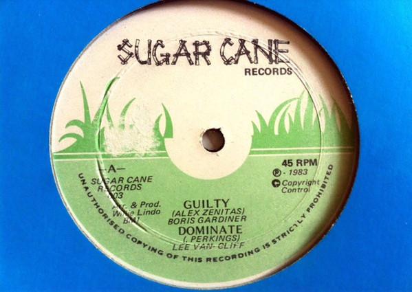 

12inch Record BORIS GARDINER LEE VAN CLEEF Guilty 003 Sugar Cane Reco 1983 Reggae Ska Dub Used