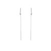Internet Celebrity Long Fringed Long Knotted Earrings Femininity New Fashion Simple Suitable For Round Face Earrings