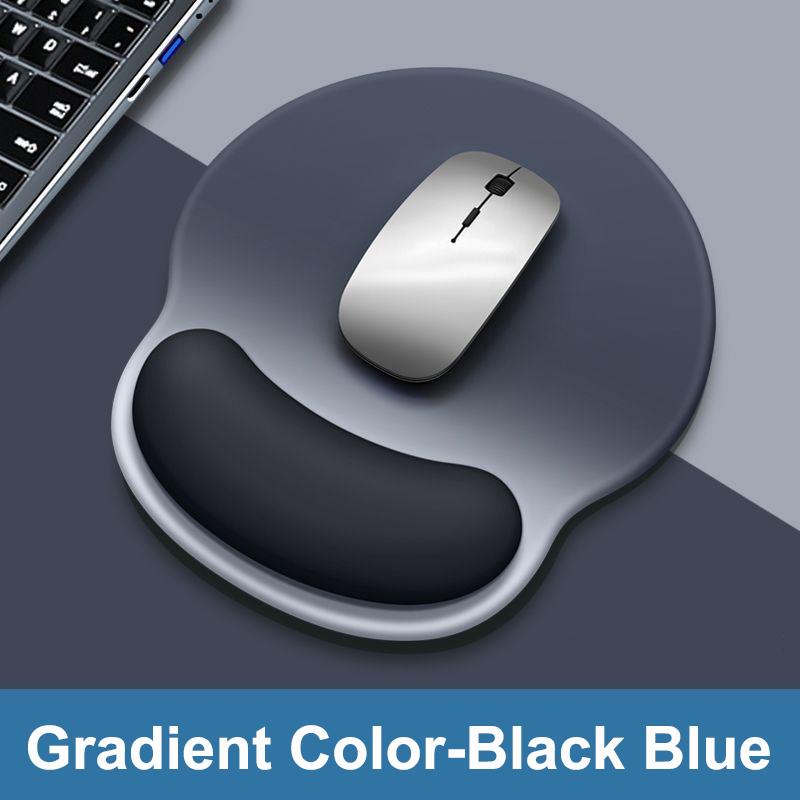 Gradient color mouse pad comfortable wrist rest non-slip mouse pad soft mouse pad wrist rest computer desktop silicone mouse pad